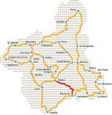 Transmurciana: Mapa atajo Pto. Mazarrn-Totana