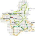 mapa tramo 16 Caravaca-Bullas
